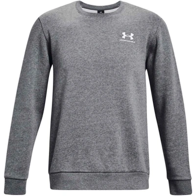 Under Armour ESSENTIAL FLEECE CREW Pánská mikina, šedá, velikost