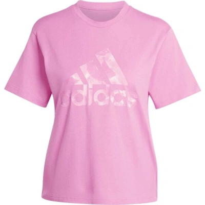 adidas W AOP TEE Dámské triko, růžová, velikost