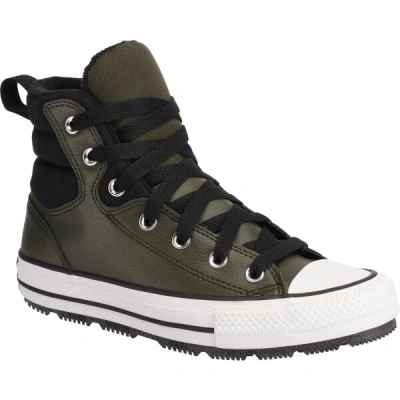 Converse CHUCK TAYLOR ALL STAR BERKSHIRE BOOT Unisexové kotníkové tenisky, tmavě zelená, velikost