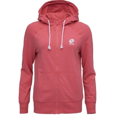 Lotto SMART OG FULL-ZIP HOODIE Dámská mikina, růžová, velikost