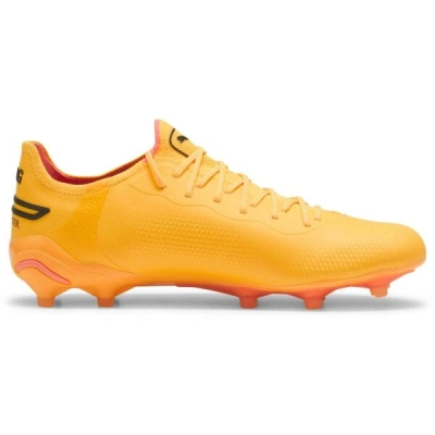 Puma KING ULTIMATE FG/AG Pánské kopačky, oranžová, velikost 42