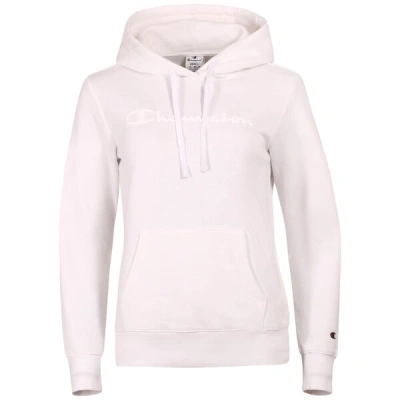 Champion HOODED SWEATSHIRT Dámská mikina, bílá, velikost