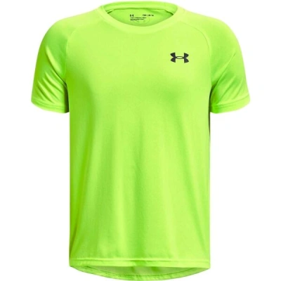 Under Armour TECH 2.0 Chlapecké sportovní triko, zelená, velikost