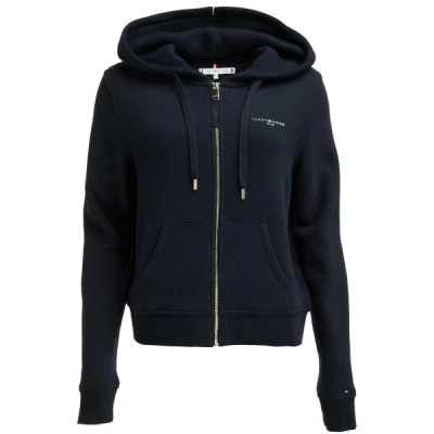 Tommy Hilfiger 1985 REG MINI CORP ZIP HOODIE Dámská mikina, tmavě modrá, velikost