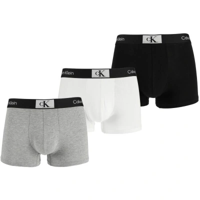 Calvin Klein ´96 COTTON-TRUNK 3PK Pánské boxerky, černá, velikost