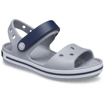 Crocs CROCBAND SANDAL K Dětské sandály, šedá, velikost 24/25