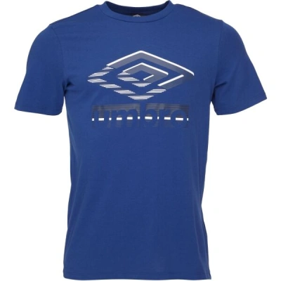 Umbro GLITCH GRAPHIC TEE Pánské triko, modrá, velikost