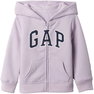 GAP LOGO FULLZIP Dívčí mikina, fialová, velikost