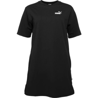 Puma ESSENTIALS SMALL LOGO TEE DRESS TR Dámské šaty, černá, velikost