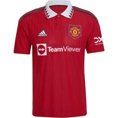 adidas MUFC H JSY Pánský fotbalový dres, červená, velikost