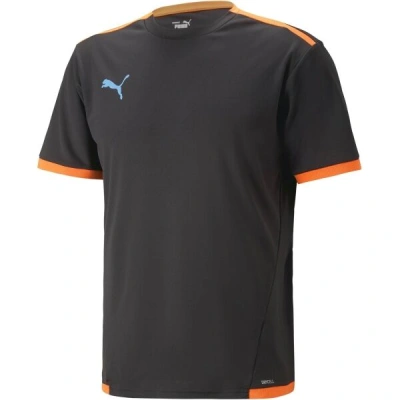 Puma TEAM LIGA JERSEY TEE Pánské fotbalové triko, černá, velikost