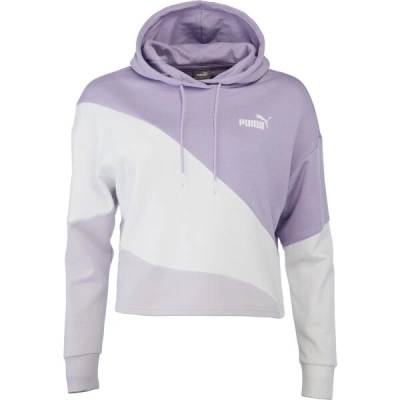 Puma POWER CAT HOODIE Dámská mikina, fialová, velikost