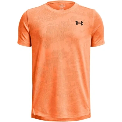 Under Armour TECH VENT JACQARD Chlapecké tričko, oranžová, velikost