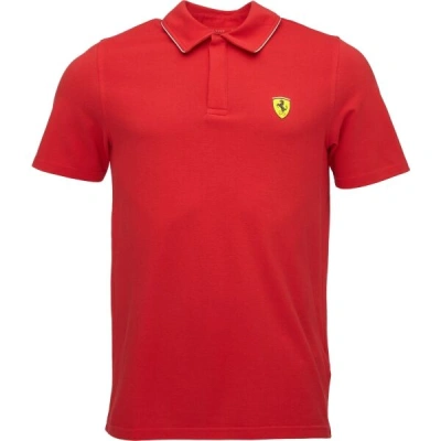 Puma FERRARI RACE POLO Pánské polo triko, červená, velikost