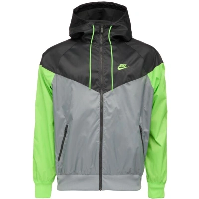 Nike HERITAGE ESSENTIALS WINDRUNNER Pánská bunda, šedá, velikost