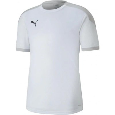 Puma TEAM FINAL 21 TRAINING JERSEY TEE Pánské tréninkové triko, bílá, velikost