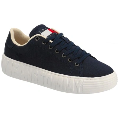 Tommy Hilfiger TOMMY JEANS CANVAS OUTSOLE Pánské nízké tenisky, tmavě modrá, velikost