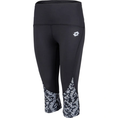 Lotto RUN & FIT LEGGINGS Dámské běžecké legíny, černá, velikost