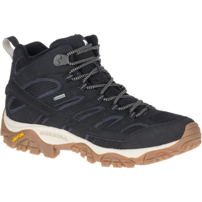 Merrell MOAB 2 MID GTX Pánské outdoorové boty, černá, velikost 46.5