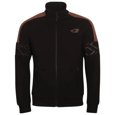 Lotto ATHLETICA CLASSIC VI FULL-ZIP TOP Pánská mikina, černá, velikost