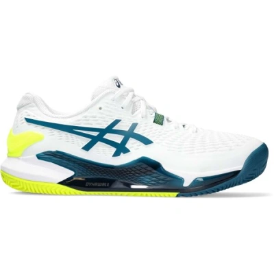 ASICS GEL-RESOLUTION 9 Pánská tenisová obuv, bílá, velikost 46.5