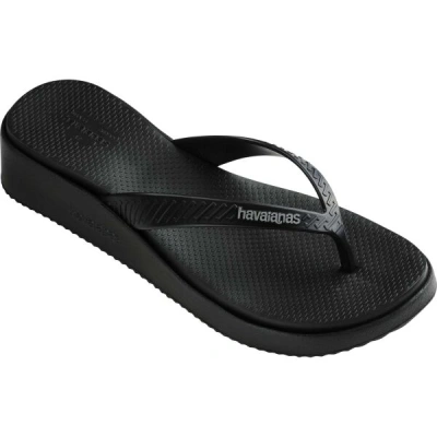 HAVAIANAS HIGH PLATFORM Dámské žabky, černá, velikost