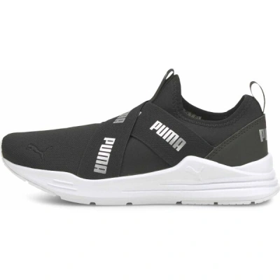 Puma WIRED RUN SLIP ON Dámské sportovní boty, černá, velikost 39