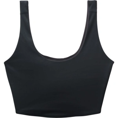 PrAna LUXARA REVERSIBLE CROP TOP Dámské tílko, černá, velikost