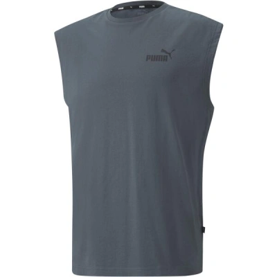 Puma ESS SLEEVELESS TEE Pánské tílko, tmavě šedá, velikost