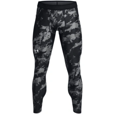 Under Armour HG ISOCHILL PRINTED LEGGINGS Pánské legíny, černá, velikost