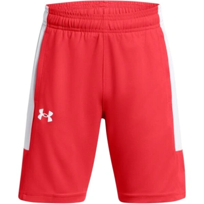 Under Armour BASELINE Chlapecké kraťasy, červená, velikost