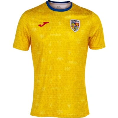 Joma FED. FUTBOL RUMANÍA PRE-GAME SHORT SLEEVE T-SHIRT Pánský fotbalový dres, žlutá, velikost