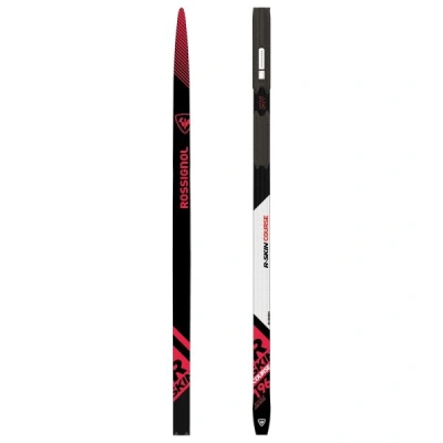 Rossignol DELTA X RACE R-SKIN STIFF + RACE CLASSIC SET Běžecké lyže s podporou stoupání, černá, velikost