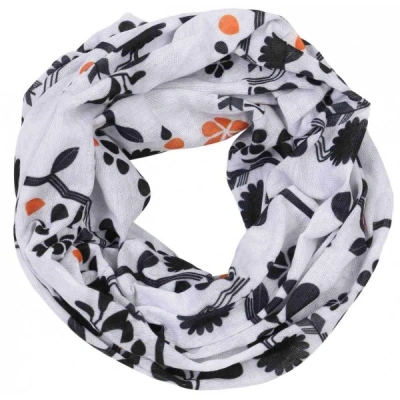 Finmark MULTIFUNCTIONAL SCARF Multifunkční šátek, bílá, velikost