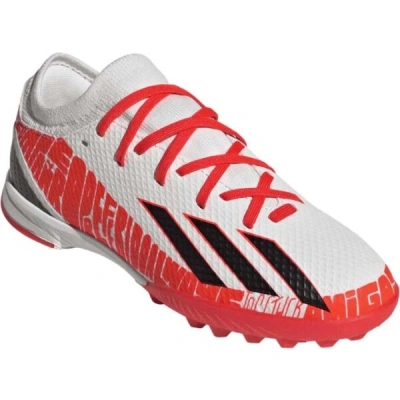 adidas X SPEEDPORTAL MESSI.3 TF J Dětské turfy, bílá, velikost 37 1/3