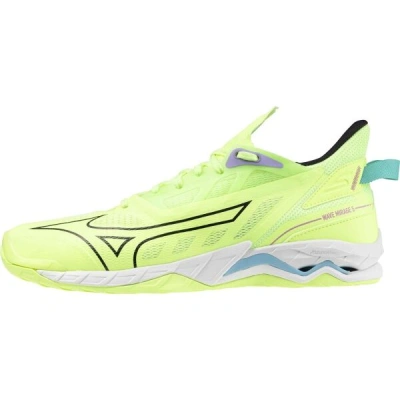 Mizuno WAVE MIRAGE 5 Pánská sálová obuv, reflexní neon, velikost 46