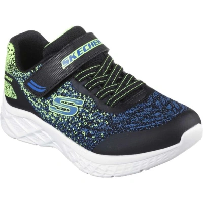 Skechers MICROSPEC II Dětská vycházková obuv, černá, velikost