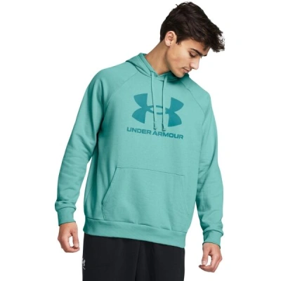 Under Armour RIVAL Pánská mikina, tyrkysová, velikost