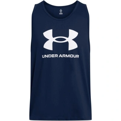 Under Armour SPORTSTYLE Pánské tílko, tmavě modrá, velikost