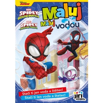 SPIDEY MALUJ VODOU A5 SPIDEY Omalovánky, mix, velikost