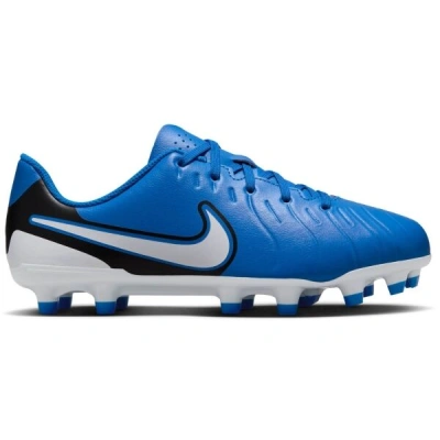 Nike TIEMPO LEGEND 10 CLUB Dětské kopačky, modrá, velikost 33.5