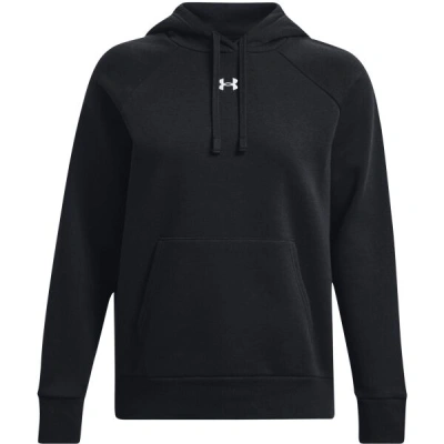 Under Armour RIVAL FLEECE HOODIE Dámská mikina, černá, velikost