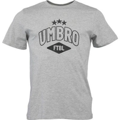 Umbro FW COLLEGIATE GRAPHIC TEE Pánské triko, šedá, velikost