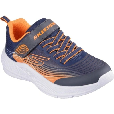 Skechers MICROSPEC ADVANCE Dětská vycházková obuv, modrá, velikost