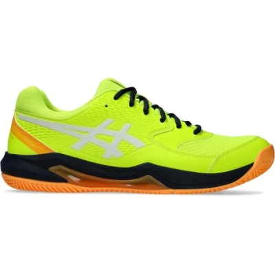 ASICS GEL-DEDICATE 8 PADEL Pánská tenisová obuv, reflexní neon, velikost 44.5