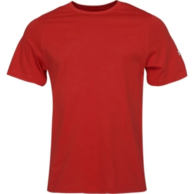 Puma BLANK BASE TEE Pánské fotbalové tričko, červená, velikost