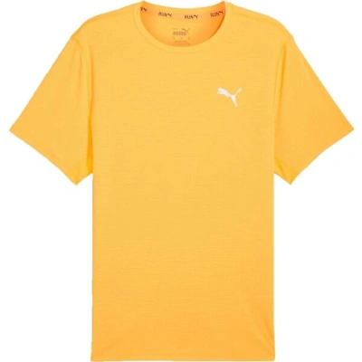 Puma RUN FAVORITE VELOCITY TEE Pánské sportovní triko, žlutá, velikost