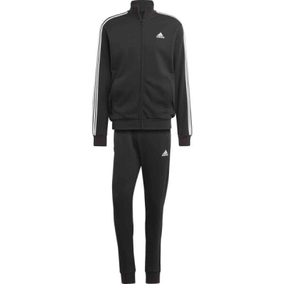 adidas BASIC 3-STRIPES FRENCH TERRY TRACK SUIT Pánská tepláková souprava, černá, velikost