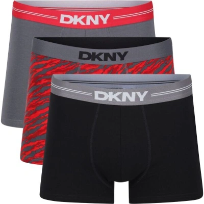 DKNY BLAKE Pánské boxerky, červená, velikost