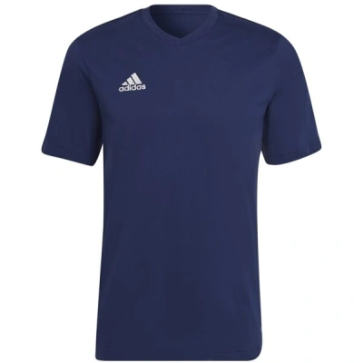 adidas ENTRADA 22 TEE Pánské triko, tmavě modrá, velikost